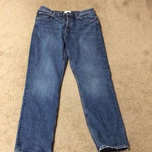 Zara Button Jeans